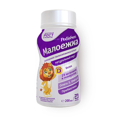 Питание Малоежка PediaSure натуральный вкус с 12 месяцев