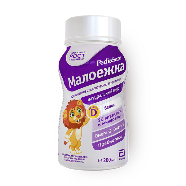 Питание Малоежка PediaSure натуральный вкус с 12 месяцев