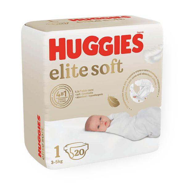 Подгузники Huggies Elite Soft 1