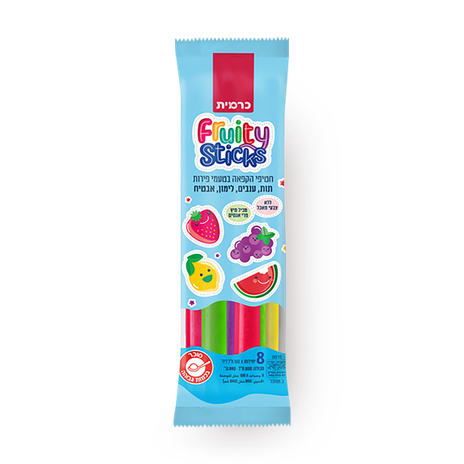 Carmit Fruity Sticks frozen fruit-flavored snacks