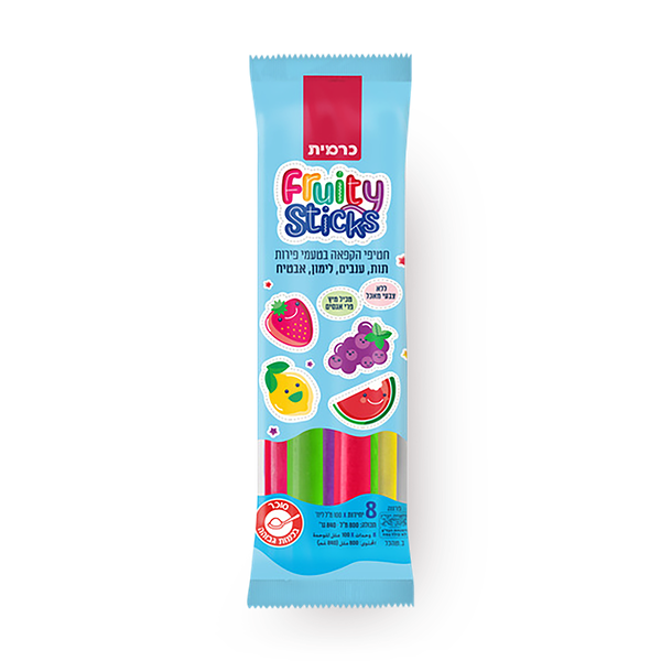 Carmit Fruity Sticks frozen fruit-flavored snacks