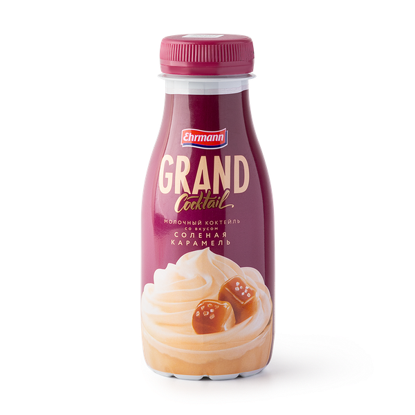 Коктейль молочный Ehrmann Grand Cocktail солёная карамель 4%