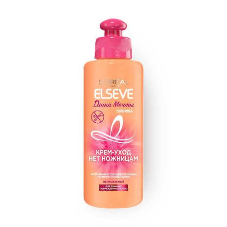 Крем-уход L'Oreal Paris Elseve нет ножницам длина мечты несмываемый для длинных поврежденных волос с кератином