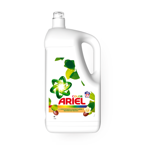 Гель для стирки Ariel Color с ароматом ванили и кедрового дерева