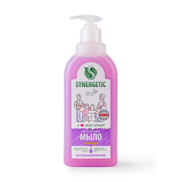 Жидкое мыло Synergetic Лавандовое поле