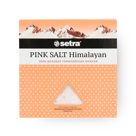 Соль розовая гималайская Setra мелкая