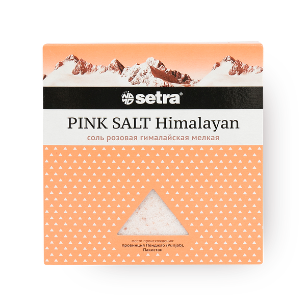 Соль розовая гималайская Setra мелкая