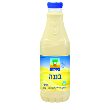 משקה חלב יטבתה בטעם בננה 1.5%