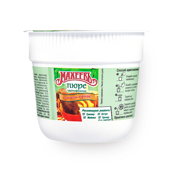 Пюре картофельное быстрого приготовления «Махеевъ» со вкусом курицы