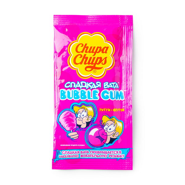 Жевательная резинка Chupa Chups сладкая вата