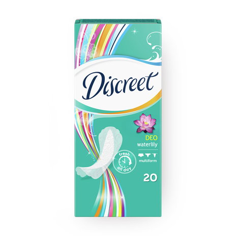 Прокладки ежедневные Discreet Deo Водяная лилия