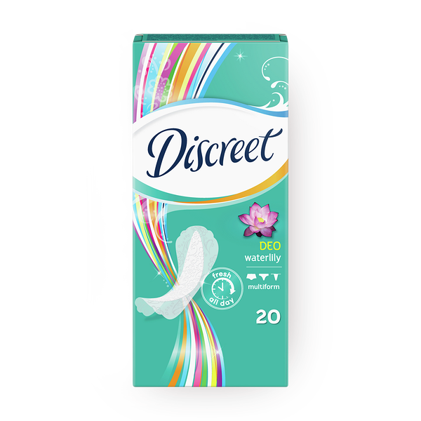 Прокладки ежедневные Discreet Deo Водяная лилия