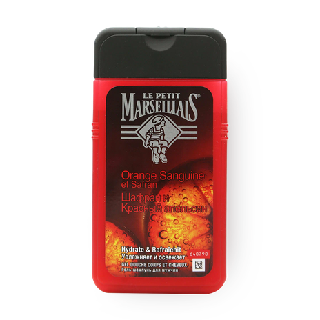 Гель для душа мужской Le Petit Marseillais шафран и красный апельсин