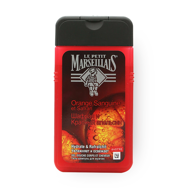 Гель для душа мужской Le Petit Marseillais шафран и красный апельсин