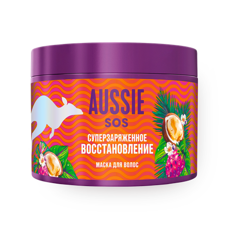 Маска для волос SOS Суперзаряженное восстановление Aussie