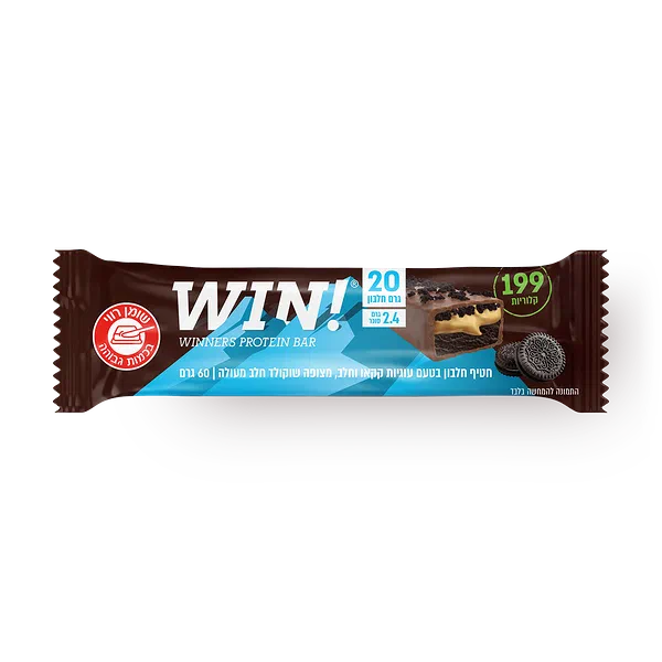 WIN! Protein bar filled with cookies and crackers flavor cream