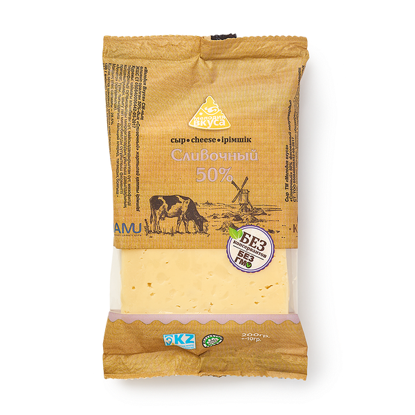 Сыр Сливочный «Мелодия вкуса» 50%