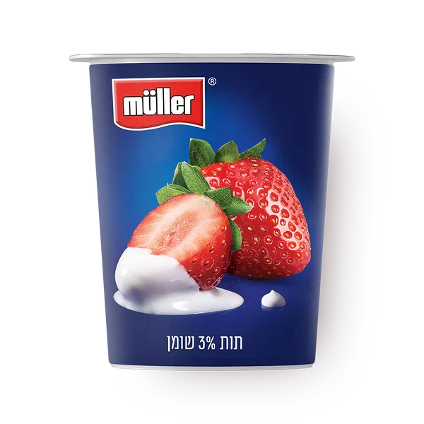 מולר יוגורט סימפלי פרוט תות 3%