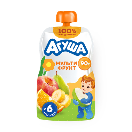 Фруктовое пюре «Агуша» мультифрукт