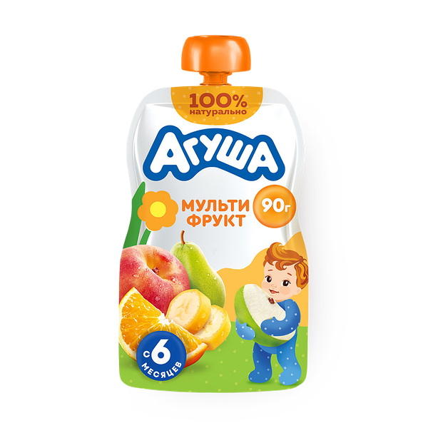 Фруктовое пюре «Агуша» мультифрукт