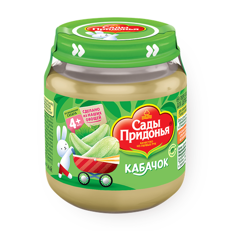 Пюре «Сады Придонья» кабачок с 4 месяцев