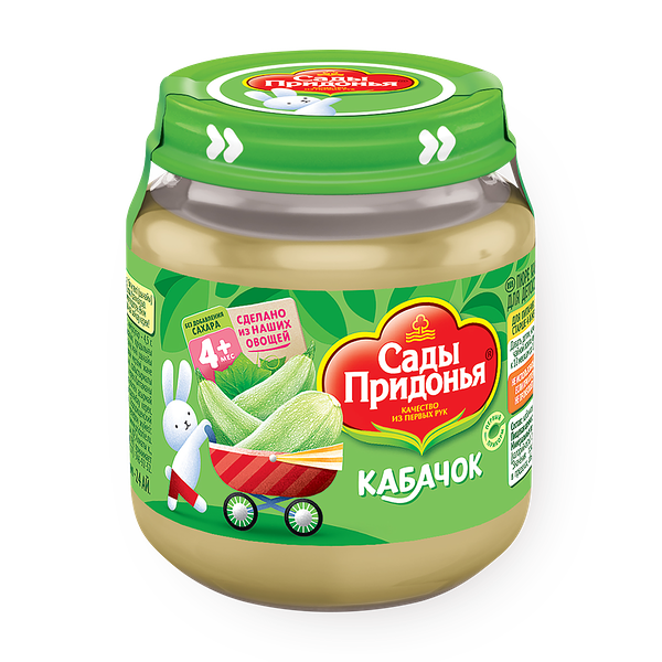 Пюре «Сады Придонья» кабачок с 4 месяцев