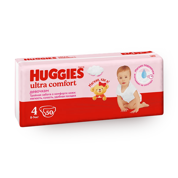 Подгузники Huggies Ultra Comfort 4 4-14 кг