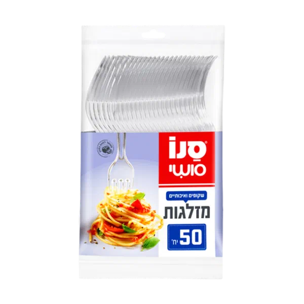 מזלגות פלסטיק סנו סושי