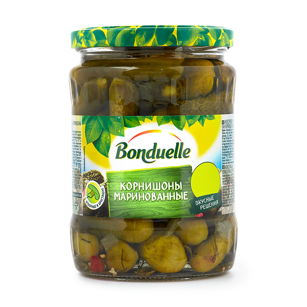 Огурцы корнишоны Bonduelle Expert маринованные