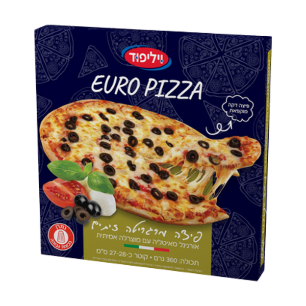 Original Pizza from Italy with olives Willifood