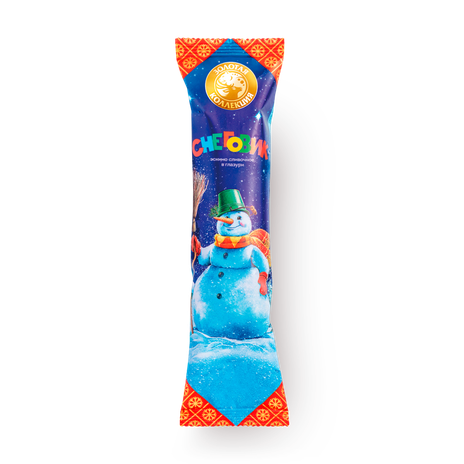 Мороженое «Снеговик» с ароматом ванили эскимо