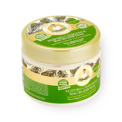 Масло для тела «Рецепты бабушки Агафьи» интенсивное увлажнение кедрово-сливочное