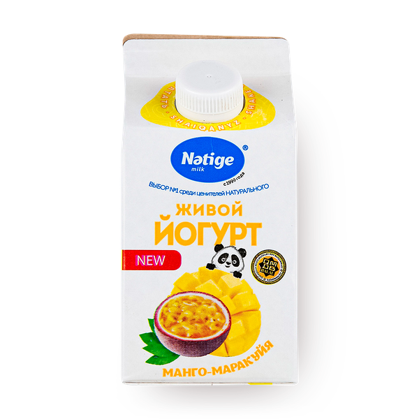 Йогурт живой Natige манго-маракуйя 1,5%
