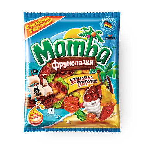 Мармелад жевательный Mamba, Фрумеладки Команда пиратов