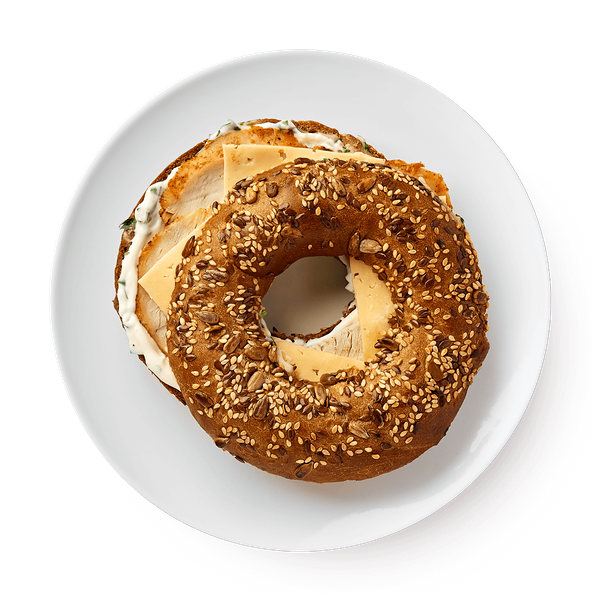 Бейгл с курицей Mfood.kz