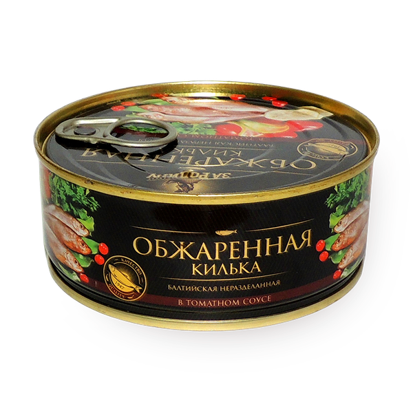 Килька неразделанная обжаренная «Морской риф» в томатном соусе