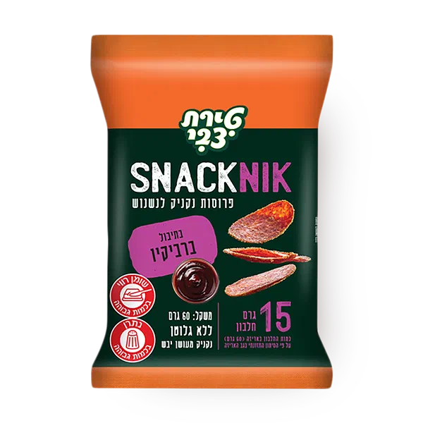 SnackNik Barbecue-flavored sausage snack