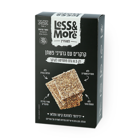 linen seeds crackers Less&More