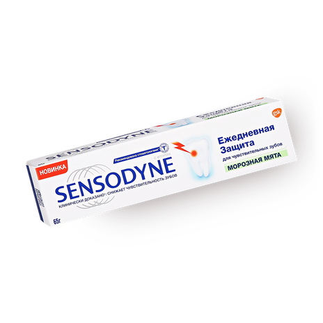 Зубная паста Sensodyne Ежедневная защита мягкая мята