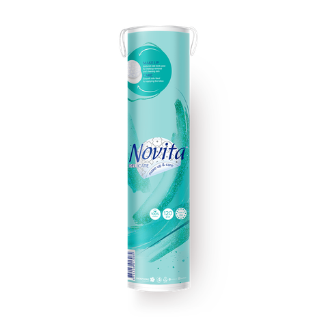 Ватные диски косметические Novita Delicate