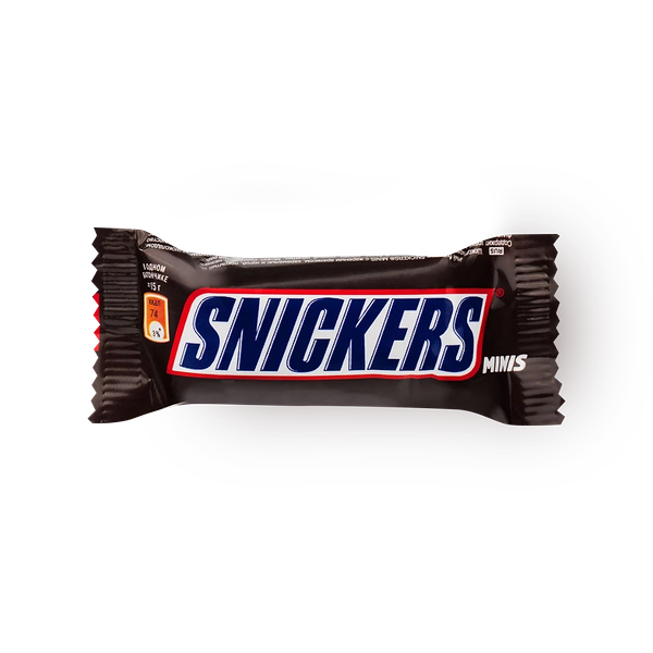 Батончики шоколадные Snickers minis