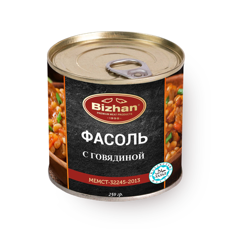 Фасоль с говядиной «Бижан»