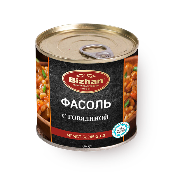 Фасоль с говядиной «Бижан»
