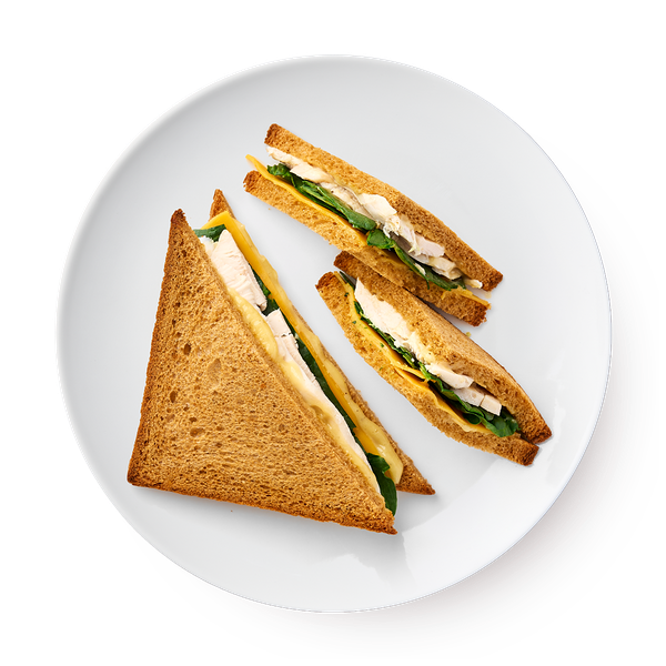 Сэндвич с курицей и сыром чеддер Damdala