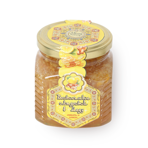 Мёд Восточные сладости «Дары природы» имбирь, лимон