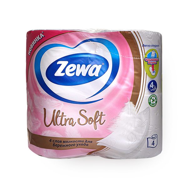 Туалетная бумага Zewa Ultra Soft