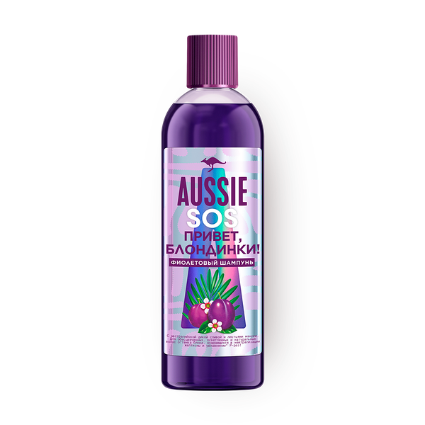 Шампунь Aussie SOS Привет блондинки! для светлых волос