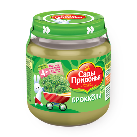 Пюре «Сады Придонья» брокколи с 4 месяцев