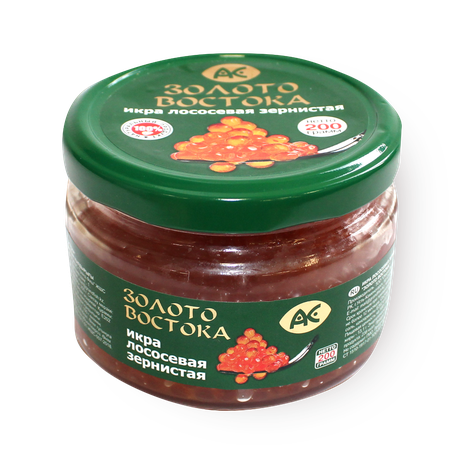 Икра лососевая зернистая «АС» Золото востока