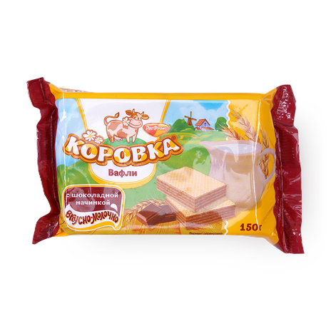 Вафли «Коровка» с шоколадной начинкой